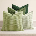 MIULEE Pack of 4 Decorative Throw Pillow Covers 20x20 Inch Forest Green by MIULEE