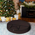 Covers & All Christmas Wreath Storage Bag 12 Oz with Carrying Handle & Dual Zipper - 100% Water Resistant Durable Material Storage Bag - Holiday Xmas Tear Resistant Bag (30" Dia x 7" H, Coffee) by CoversAll