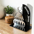 iwa concept Ramadan Kareem Table Decor, Islamic Mosque Statue with Acrylic Design, Freestanding Modern Islamic Home Decoration for Ramadan and Eid by iwaconcept