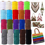 Timgle 20 Rolls Macrame Cord 3 mm X 875 Yards, Candy Colors by Timgle