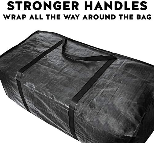 BAG-THAT! 68.5 GAL 2 Pack XXL Jumbo Extra Large Heavy Duty Stronger Handles Storage Bags Moving Totes Zippered Reusable Wrap Around Handle Storage Totes - Image 5