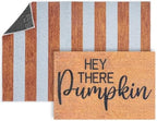 2 Pcs Fall Doormat Hey There Pumpkin Door Mat forOutdoor by Unknown