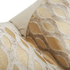 22x22 Beige Pillow Covers, Gold Cushion Throw Velvet Covers ,Velvet Beige Gold Square Modern Style for Living Room, Couch, Sofa, Bed, Chair, Cover Pillow Cover for Couch Bed and Chair (No Insert) - Image 6