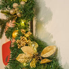 YULETIME 6 Feet Lighted Christmas Garland, Battery Powered 20 Fairy Lights - Image 6
