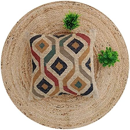 Trade Star 70% Jute 30% Wool Throw Pillow Sham 18x18 - Image 4
