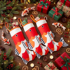 3 Pcs Koi Fish Christmas Stockings Large Fireplace Hanging - Image 3