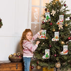 Zhanmai 24 Pcs Color Your Own Christmas Stocking Kit, Merry Xmas - Image 6