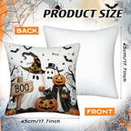 Peryiter 16 Pcs Seasonal Pillow Covers Holiday Pillow Covers 18 x 18 Inch for Christmas Halloween Winter Autumn Farmhouse Home Couch Sofa Decor (Christmas, Halloween, Winter, Autumn) - Image 3