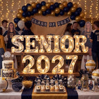 Honoson 10 Pcs Senior 2027 Volleyball Party Decoration Sport Theme Light - Image 3