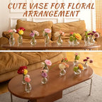 Glass Bud Vase Set of 28 Pcs for Rustic Wedding Centerpieces - Image 6