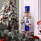 Blosssound 16" Hanukkah Nutcracker Decorations Wooden Figure, Star of David - Image 6