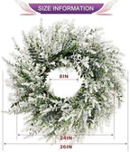 26'' Large Lavender & Eucalyptus Wreath for Front Door - Image 2