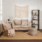 · REDEARTH · Boho Textured Handwoven Throw Pillow Cases, Motley Bohemia - Image 2