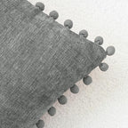 CaliTime Decorative Couch Throw Pillow Covers 22 X 22 Inches Medium Grey - Image 3