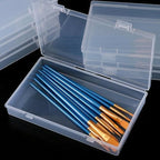 LJY 6 Clear Rectangular Plastic Boxes, 7.1 x 4.3 x 1.2 in for Electronics - Image 5