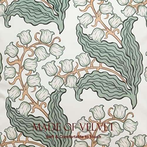 patdrea Designer Velvet Throw Pillow Cover,Set of 2,18"x18"-Callista A - Image 5