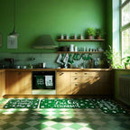 VitalCozy 10 Pcs St. Patrick's Day Kitchen Decor Set Shamrock Kitchen Towel and Rugs Oven Mitts Pot Holders for Home Cooking Baking Decorations - Image 5