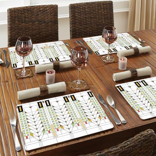 CounterArt Tree of Life by FLW Boxed Set of 4 Hardboard Placemats - Image 6