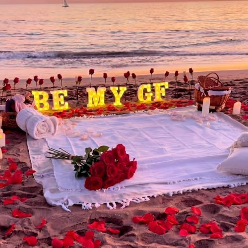 Ceenna Will You Be My Girlfriend Proposal Decoration Set,Red,Classic - Image 3