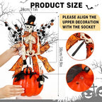 Daifunli Halloween Table Centerpieces Decorations, Skull Pumpkin - Image 2