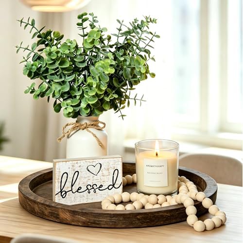 Rustic Modern Farmhouse Decor Set of 6 for Your Living Room by ZENLIV