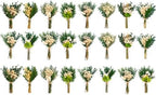 12/24PCS Handmade Dried Flower Bouquet Natural Dried Wildflowers by Unknown