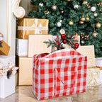 12 Pcs Christmas Storage Bags 27x20 Heavy Duty Containers,Red - Image 5