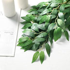 Suncalla 4 Pcs 10 Feet Italian Ruscus Greenery Garland Willow Vines Twigs - Image 4