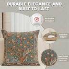 William Morris Woodpecker Tapestry Throw Pillow Cover 19 x 19 in - Image 2