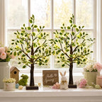 Lighted Trees for Indoor Decor, Twinkling Tabletop Lamp Spring (1, Brown) - Image 3