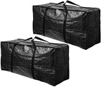 BAG-THAT! 68.5 GAL 2 Pack XXL Jumbo Extra Large Heavy Duty Stronger Handles Storage Bags Moving Totes Zippered Reusable Wrap Around Handle Storage Totes by BAGTHAT