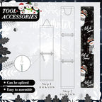 Winter Porch Sign 47" Let It Snow Snowman Front Porch Decor - Image 3