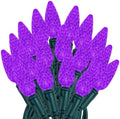 Novelty Lights 24FT 70 LED C6 Purple Christmas Outdoor String Lights by NoveltyLights-LightExperts
