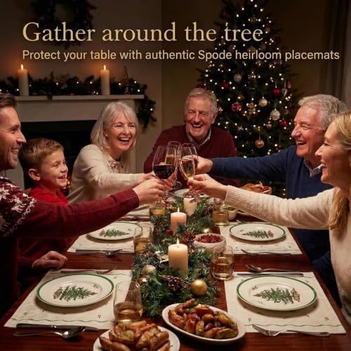 Spode - Holiday Placemat Set, 4 Piece Placemats - Image 5
