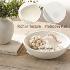 Vanselia Decorative Table Bowl Ceramic Trays Home Room Decor (10" Rustic) - Image 3
