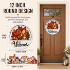 One Welcome Sign for Every Season, 16 PCS Interchangeable Welcome Sign for Front Door, Simple Elegant Farmhouse Seasonal Porch Decor Gift for Christmas (1 Set/15PCS) - Image 6