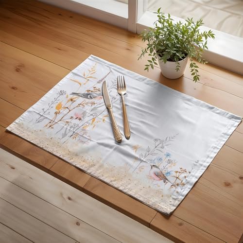 Maison d' Hermine Placemats Set of 4 Reusable 100% Cotton (13"x19") - Image 6