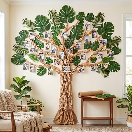 Suncalla 111 Pcs Classroom Tree Bulletin Board Decor, DIY 3D Hawaiian Tree - Image 5