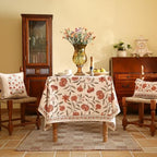ISAENNE Designer Vintage French Rectangular Tablecloth,94"x63" - Image 3