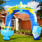 8FT Hanukkah Inflatable Arch Outdoor Decorations - Image 6