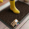 GORILLA GRIP WeatherMAX Door Mat, Indoor Outdoor, 35x23, Dark Brown Pebble by GorillaGrip