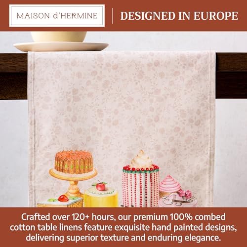 Maison d' Hermine Table Runner 100% Combed Cotton 14.5"x72" (Double Layer) - Image 3