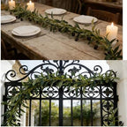 3 Pcs Artificial Leaf Vine, 18 Ft Garland Olive Green Vine - Image 6