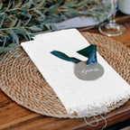 Pesonlook 60 Pcs White Cotton Linen Napkins with Fringe, 16x16 Inches - Image 7