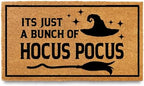 Hocus Pocus Door Mat 30x17 Inch, Halloween Welcome Mat, Fall Doormat Coir by MainEventUSA