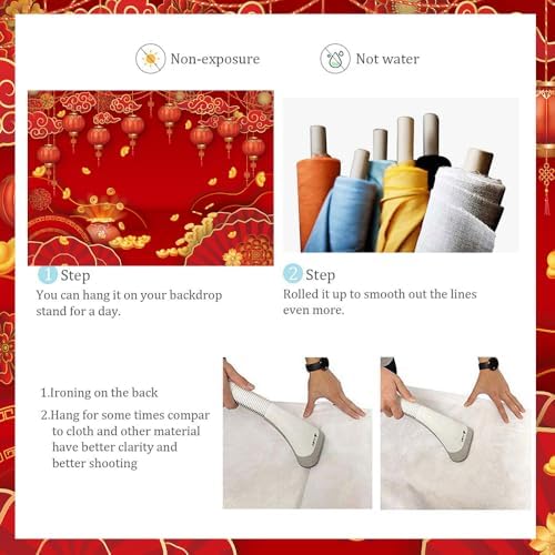 Chinese New Year Backdrop Decoration 2027 Year of The Goat Party Banner - Image 7
