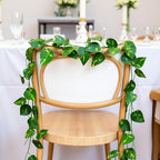 399 Feet 57 Pack Fake Greenery Hanging Garland, Artificial Ivy Leaf Plants, Vine Leaves, Flowers Foliage for Bedroom Garden Wall Decor - Image 6
