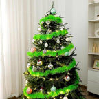 4 Pack Total 262 ft Lime Green Christmas Garland Non Lit Artificial Greenery Pine Garland Christmas Decorations Soft Holiday Decor Home Garden for Outdoor Indoor Stairs Fireplaces - Image 7