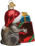 Old World Christmas Christmas Bandit Raccoon Glass Blown Ornament for Christmas Tree - Image 3