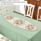 CLEENTABLE Beaded Table Runner, 13x36 in, Multicolor - Image 7